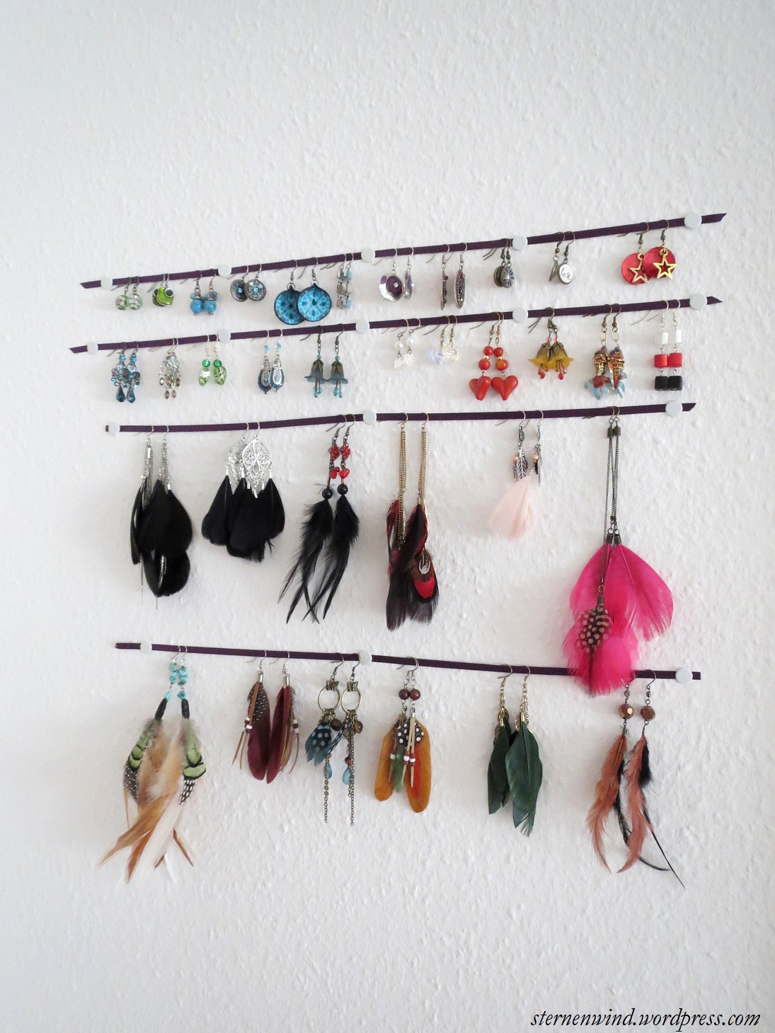 DIY: schnelle Ohrringaufbewahrung  Sternenwind  Blog
