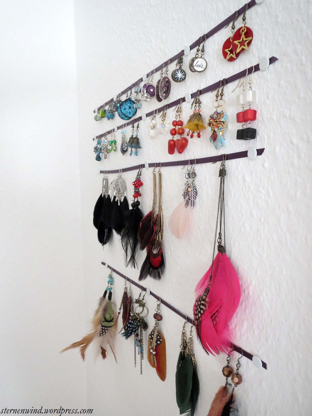DIY: schnelle Ohrringaufbewahrung  Sternenwind  Blog