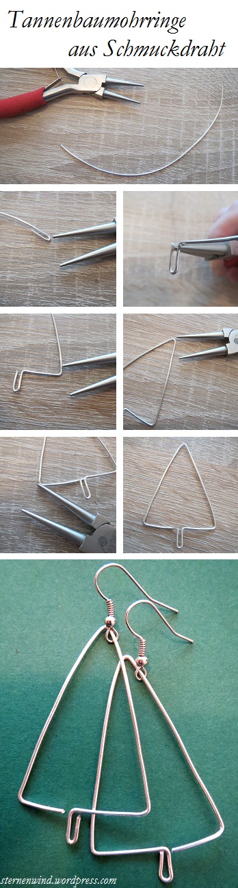 anleitung_tannenbaumohrringe_schmuckdraht