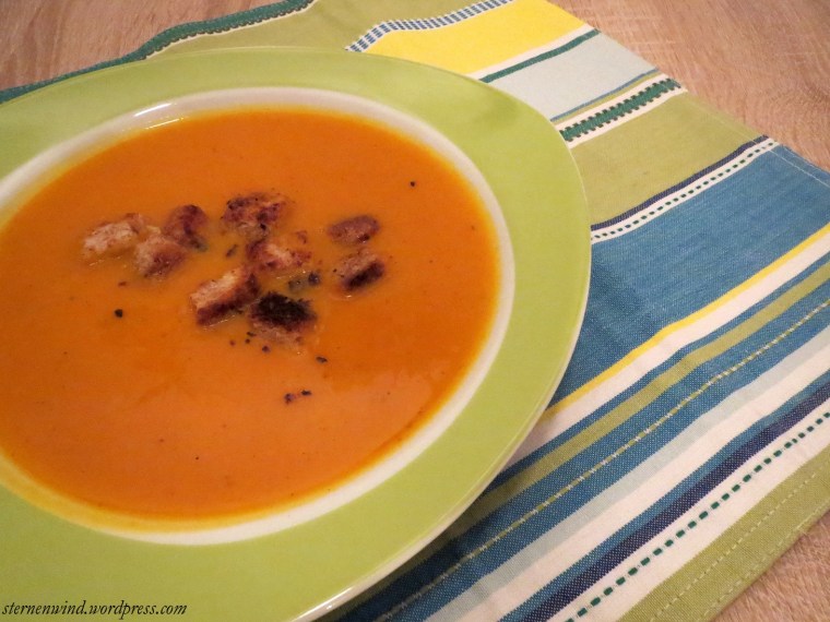 Kürbissuppe mit Ingwer