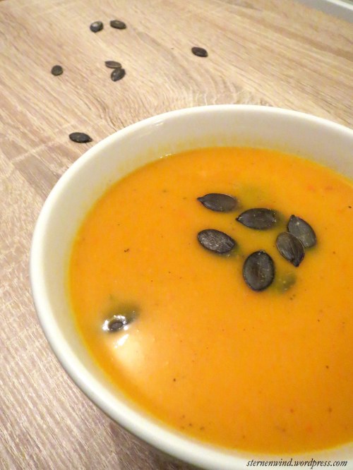 Kürbissuppe mit Ingwer