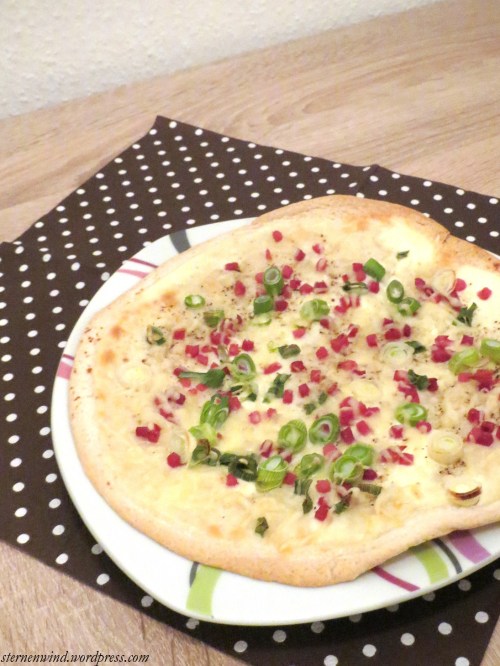 Flammkuchen aus Tortillas