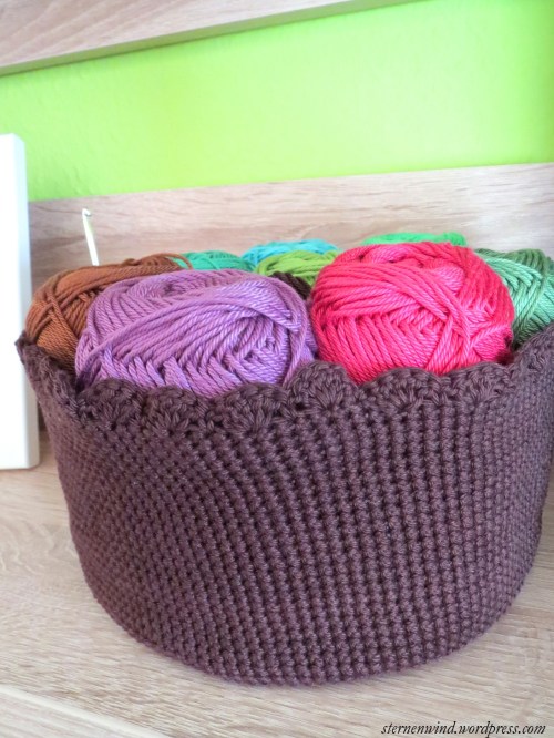Aufbewahrungskorb häkeln