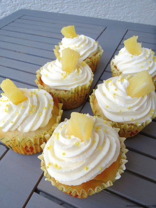 Ananas-Cupcakes
