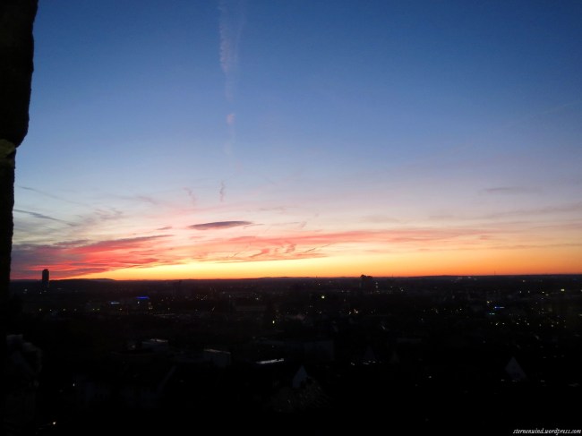 Sonnenaufgang über Nürnberg