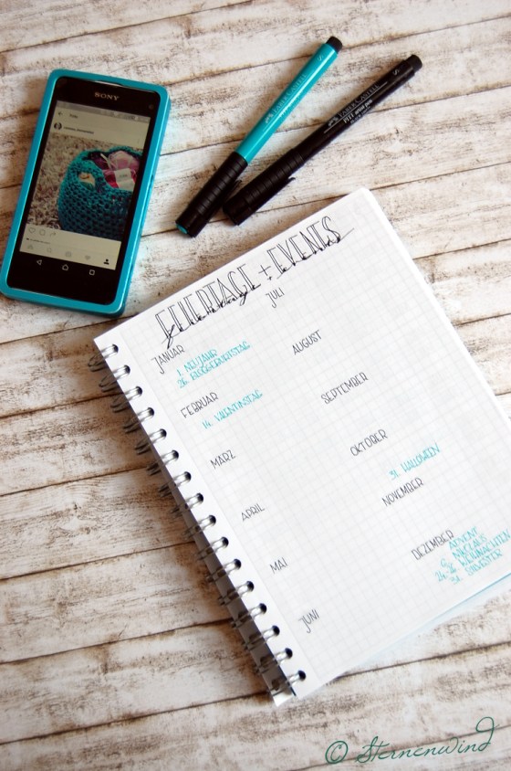 Blogplaner gestalten zur Blogorganisation