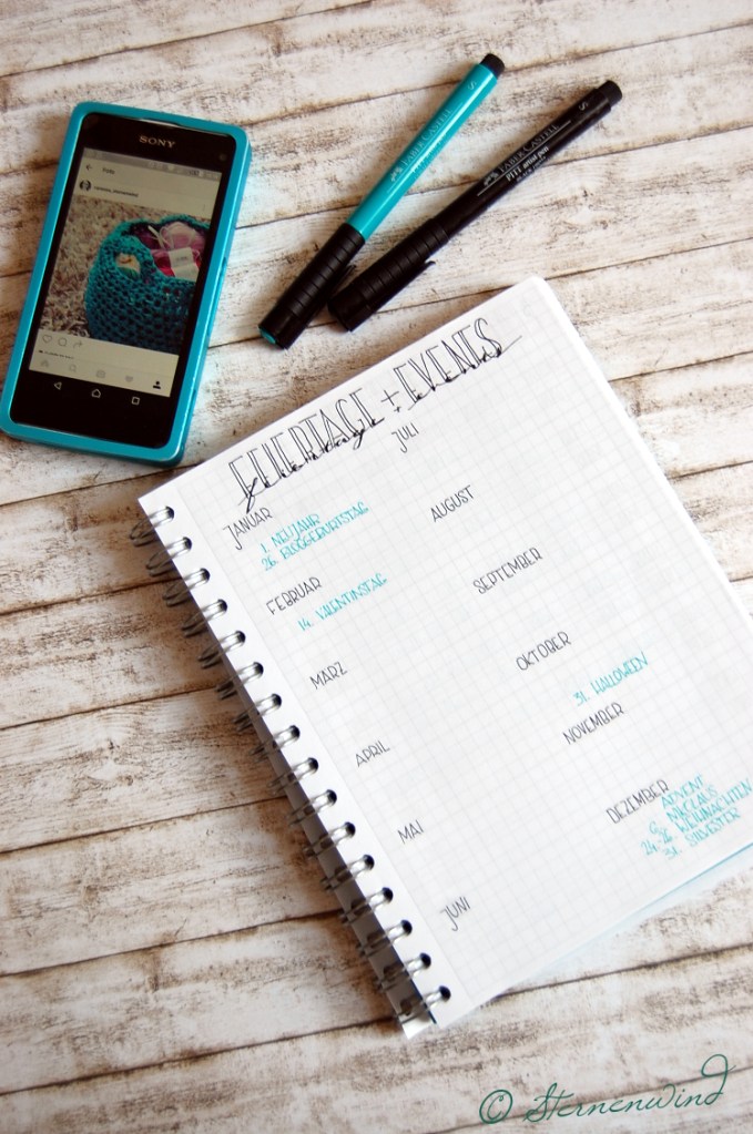 Blogplaner gestalten zur Blogorganisation