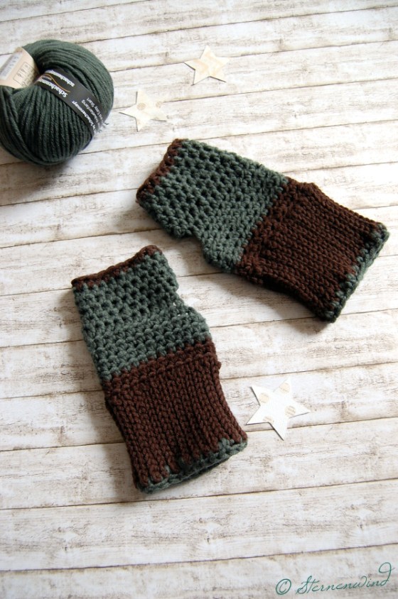 Anleitung Handstulpen häkeln