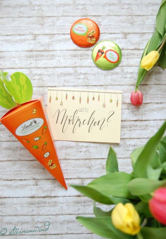 Lindt Ostergrüße Lettering