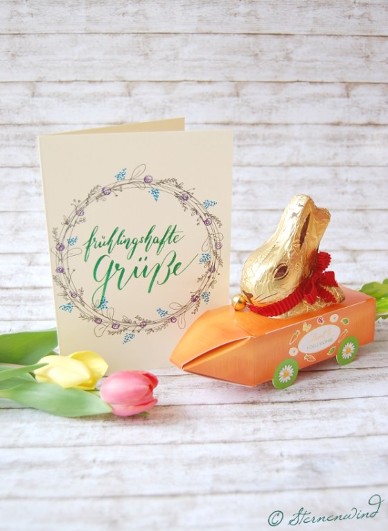 Lindt Ostergrüße Lettering