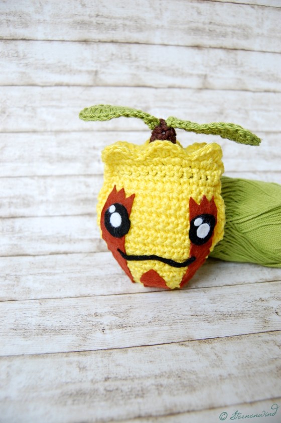 Amigurumi Pokemon Sonnkern häkeln Anleitung