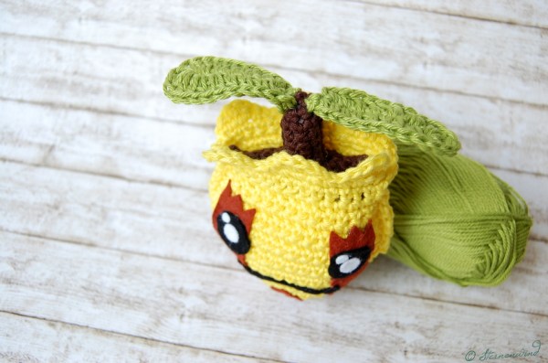 Amigurumi Pokemon Sonnkern häkeln Anleitung