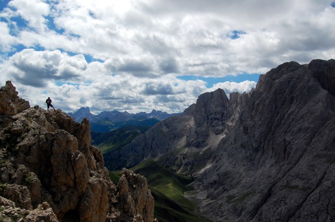 Blick Rosszahnscharte Südtirol