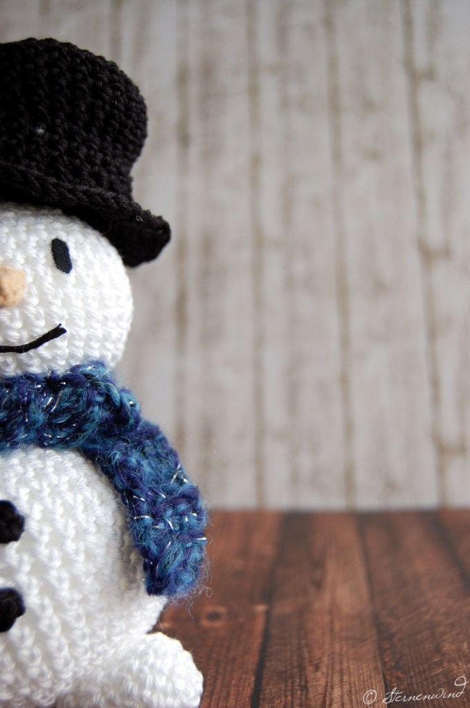 Anleitung kostenlos Schneemann häkeln