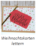 Anleitung Weihnachtskarten lettern Teil 1