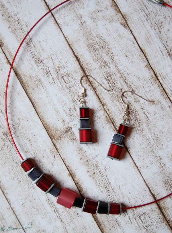 Collierkette Halsreif gestalten Anleitung Schmuck