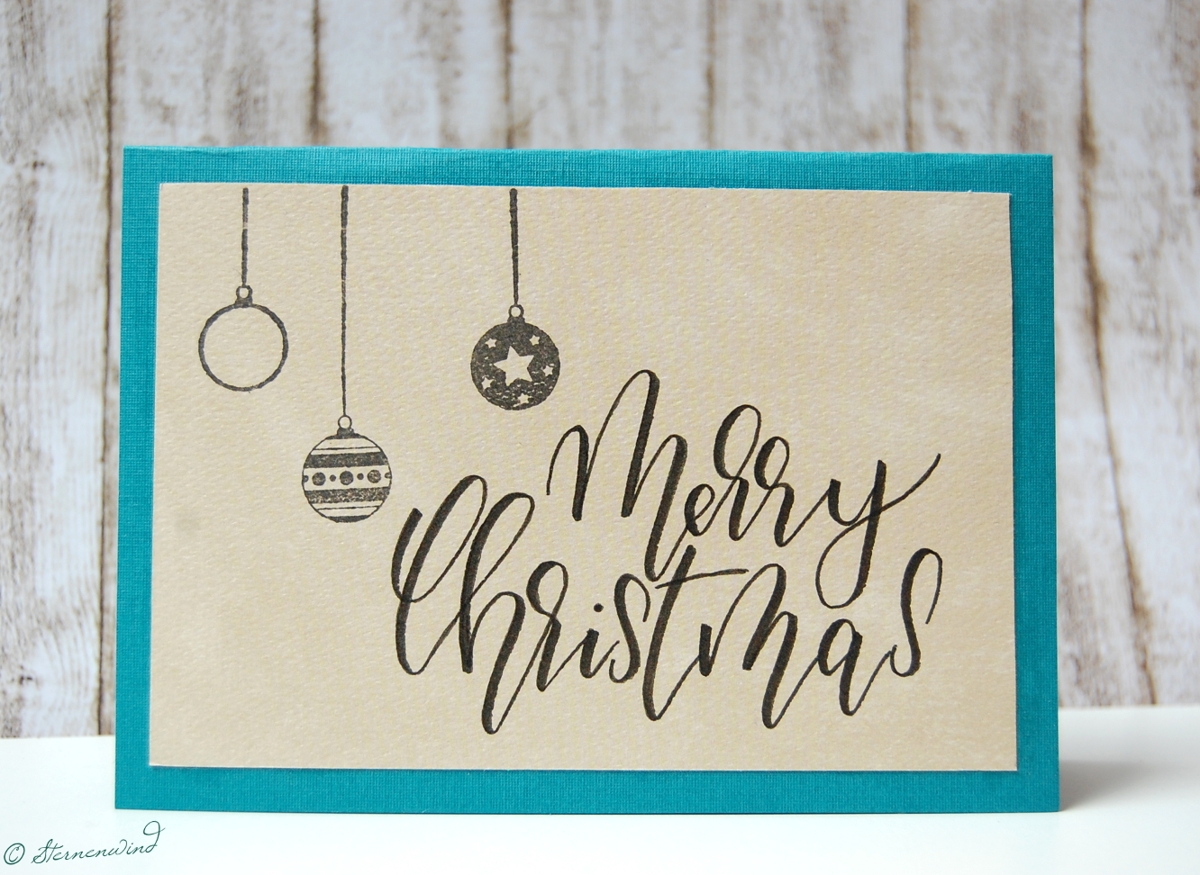 [Lettering #16] Weihnachtskarten lettern Teil 2 – mit Wörtern Formen ...