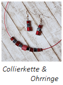 Anleitung Collierkette mit Halsreif und passenden Ohrringen