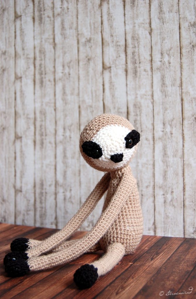 Anleitung Faultier häkeln